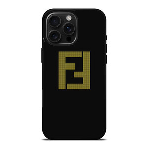 FENDI GOLDEN EMBLEM iPhone 16 Pro Max Case Cover FENDI GOLDEN EMBLEM iPhone 16 Pro Max Case Cover