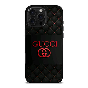 GUCCI BLACK PATTERN iPhone 16 Pro Max Case Cover GUCCI BLACK PATTERN iPhone 16 Pro Max Case Cover