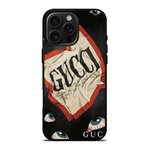 GUCCI LOGO EYES ART iPhone 16 Pro Max Case Cover GUCCI LOGO EYES ART iPhone 16 Pro Max Case Cover