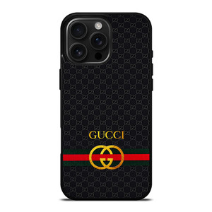 GUCCI LOGO ICON EMBLEM BLACK iPhone 16 Pro Max Case Cover