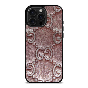 GUCCI LOGO LEATHER ICON iPhone 16 Pro Max Case Cover