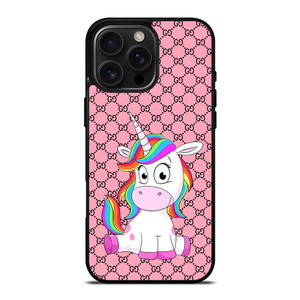 GUCCI LOGO PATTERN CUTE UNICORN iPhone 16 Pro Max Case Cover GUCCI LOGO PATTERN CUTE UNICORN iPhone 16 Pro Max Case Cover