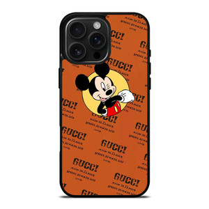 GUCCI LOGO PATTERN MICKEY MOUSE DISNEY SPRING SUMMER iPhone 16 Pro Max Case Cover GUCCI LOGO PATTERN MICKEY MOUSE DISNEY SPRING SUMMER iPhone 16 Pro Max Case Cover