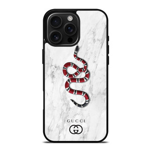 GUCCI LOGO SNAKE MARBLE iPhone 16 Pro Max Case Cover GUCCI LOGO SNAKE MARBLE iPhone 16 Pro Max Case Cover