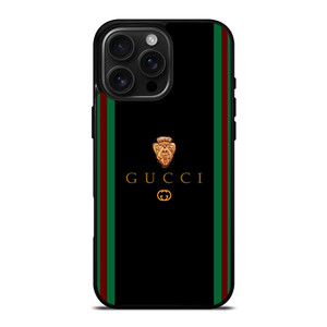 GUCCI LOGO STRIPE iPhone 16 Pro Max Case Cover
