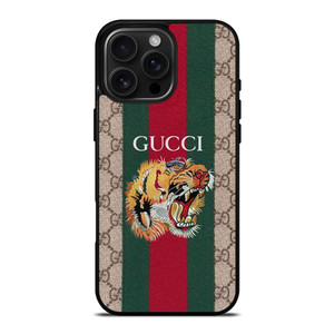 GUCCI LOGO TIGER HEAD ICON iPhone 16 Pro Max Case Cover