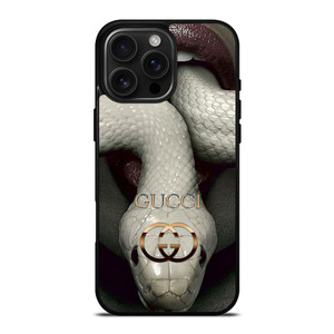 GUCCI LOGO WHITE SNAKE iPhone 16 Pro Max Case Cover GUCCI LOGO WHITE SNAKE iPhone 16 Pro Max Case Cover