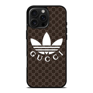 GUCCI PATTERN X ADIDAS iPhone 16 Pro Max Case Cover