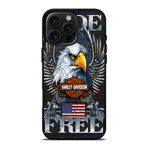HARLEY DAVIDSON FREE RIDE EAGLE iPhone 16 Pro Max Case Cover