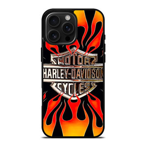 HARLEY DAVIDSON MOTORCYCLE LOGO FLAME iPhone 16 Pro Max Case Cover HARLEY DAVIDSON MOTORCYCLE LOGO FLAME iPhone 16 Pro Max Case Cover