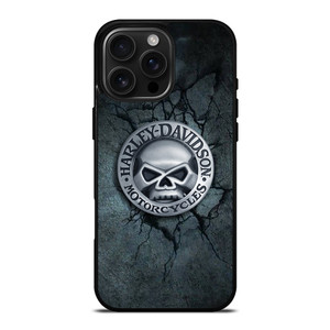 HARLEY DAVIDSON MOTORCYCLE SKULL iPhone 16 Pro Max Case Cover