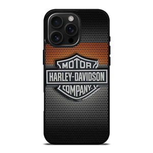 HARLEY DAVIDSON MOTORCYCLES COMPANY METAL LOGO iPhone 16 Pro Max Case Cover HARLEY DAVIDSON MOTORCYCLES COMPANY METAL LOGO iPhone 16 Pro Max Case Cover