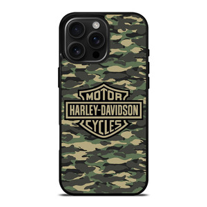 HARLEY DAVIDSON MOTORCYCLES LOGO COMPANY CAMO iPhone 16 Pro Max Case Cover HARLEY DAVIDSON MOTORCYCLES LOGO COMPANY CAMO iPhone 16 Pro Max Case Cover
