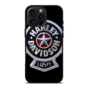 HARLEY DAVIDSON USA METAL EMBLEM iPhone 16 Pro Max Case Cover HARLEY DAVIDSON USA METAL EMBLEM iPhone 16 Pro Max Case Cover