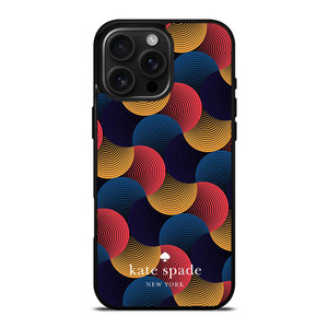 KATE SPADE NEW YORK CIRCULAR COLORFUL PATTERN iPhone 16 Pro Max Case Cover