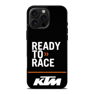 KTM READY TO RACE CARBON iPhone 16 Pro Max Case Cover
