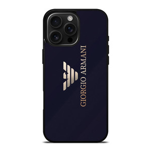 LOGO GIORGIO ARMANI iPhone 16 Pro Max Case Cover