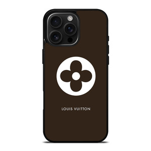 LOUIS VUITTON FLOWER LOGO BROWN iPhone 16 Pro Max Case Cover LOUIS VUITTON FLOWER LOGO BROWN iPhone 16 Pro Max Case Cover