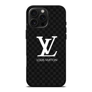 LOUIS VUITTON LV BLACK SQUARES iPhone 16 Pro Max Case Cover LOUIS VUITTON LV BLACK SQUARES iPhone 16 Pro Max Case Cover