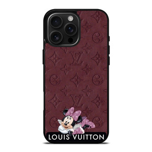 LOUIS VUITTON LV FEAT MINNIE MOUSE DISNEY iPhone 16 Pro Max Case Cover LOUIS VUITTON LV FEAT MINNIE MOUSE DISNEY iPhone 16 Pro Max Case Cover
