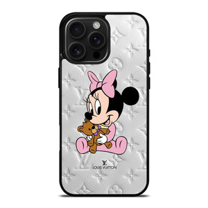LOUIS VUITTON LV LOGO BABY MINNIE MOUSE DISNEY iPhone 16 Pro Max Case Cover
