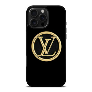 LOUIS VUITTON LV ROUND METAL LOGO iPhone 16 Pro Max Case Cover LOUIS VUITTON LV ROUND METAL LOGO iPhone 16 Pro Max Case Cover