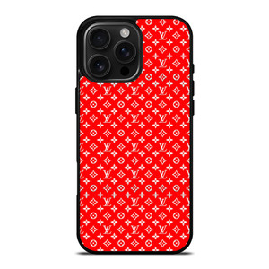 LV LOUIS VUITTON LOGO RED PATTERN iPhone 16 Pro Max Case Cover LV LOUIS VUITTON LOGO RED PATTERN iPhone 16 Pro Max Case Cover