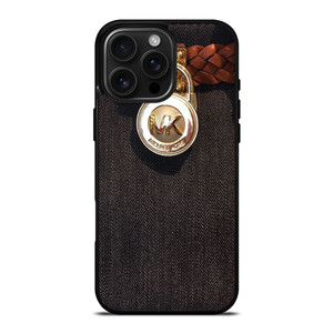 MICHAEL KORS MK PADLOCK iPhone 16 Pro Max Case Cover MICHAEL KORS MK PADLOCK iPhone 16 Pro Max Case Cover