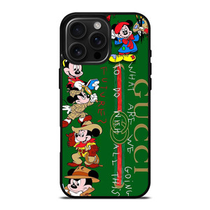 MICKEY MOUSE DISNEY GUCCI FUTURE iPhone 16 Pro Max Case Cover MICKEY MOUSE DISNEY GUCCI FUTURE iPhone 16 Pro Max Case Cover