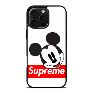 MICKEY MOUSE SUPREME CF iPhone 16 Pro Max Case Cover MICKEY MOUSE SUPREME CF iPhone 16 Pro Max Case Cover