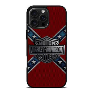 MOTORCYCLE HARLEY DAVIDSON LOGO RED iPhone 16 Pro Max Case Cover