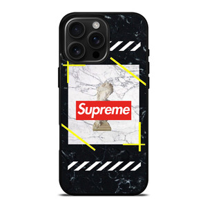 OFF WHITE STATUE SUPREME iPhone 16 Pro Max Case Cover OFF WHITE STATUE SUPREME iPhone 16 Pro Max Case Cover