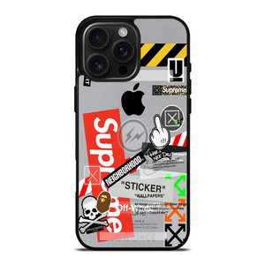 OFF WHITE SUPREME iPhone 16 Pro Max Case Cover OFF WHITE SUPREME iPhone 16 Pro Max Case Cover