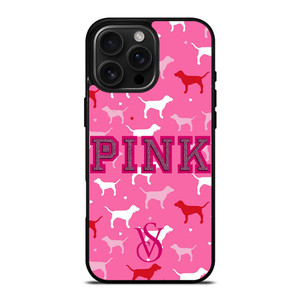 PINK DOG VICTORIA'S SECRET iPhone 16 Pro Max Case Cover