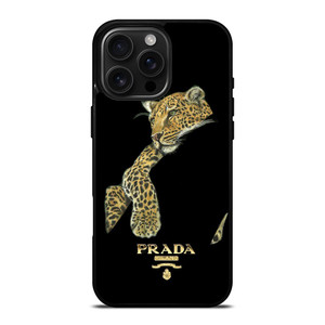 PRADA MILANO LEOPARD iPhone 16 Pro Max Case Cover PRADA MILANO LEOPARD iPhone 16 Pro Max Case Cover