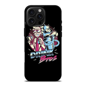 RICK AND MORTY FUTURAMA cartoon iPhone 16 Pro Max Case Cover