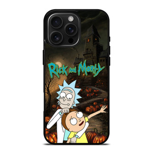 RICK AND MORTY HAPPY HALLOWEEN iPhone 16 Pro Max Case Cover RICK AND MORTY HAPPY HALLOWEEN iPhone 16 Pro Max Case Cover