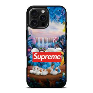 SUPREME AND THE SMURFS 2 iPhone 16 Pro Max Case Cover SUPREME AND THE SMURFS 2 iPhone 16 Pro Max Case Cover