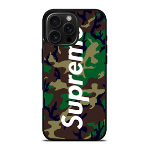 SUPREME CAMO iPhone 16 Pro Max Case Cover SUPREME CAMO iPhone 16 Pro Max Case Cover