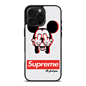 SUPREME MICKEY MOUSE iPhone 16 Pro Max Case Cover SUPREME MICKEY MOUSE iPhone 16 Pro Max Case Cover