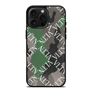 VALENTINO CAMO PATTERN iPhone 16 Pro Max Case Cover VALENTINO CAMO PATTERN iPhone 16 Pro Max Case Cover