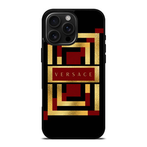 VERSACE LOGO RED GOLD ICON iPhone 16 Pro Max Case Cover VERSACE LOGO RED GOLD ICON iPhone 16 Pro Max Case Cover