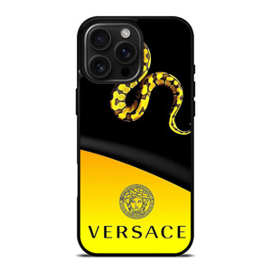 VERSACE LOGO SNAKE ICON YELLOW iPhone 16 Pro Max Case Cover VERSACE LOGO SNAKE ICON YELLOW iPhone 16 Pro Max Case Cover