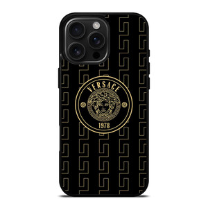 VERSACE MEDUSA BLACK iPhone 16 Pro Max Case Cover