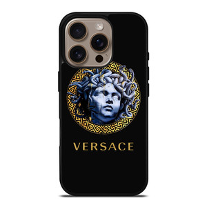 BLUE VERSACE MEDUSA LOGO iPhone 16 Pro Case Cover BLUE VERSACE MEDUSA LOGO iPhone 16 Pro Case Cover