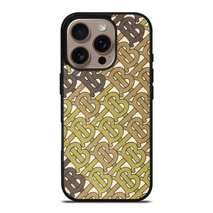 BURBERRY LOGO PATTERN EMBLEM iPhone 16 Pro Case Cover