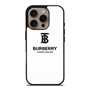 BURBERRY LONDON ENGLAND LOGO ICON iPhone 16 Pro Case Cover BURBERRY LONDON ENGLAND LOGO ICON iPhone 16 Pro Case Cover