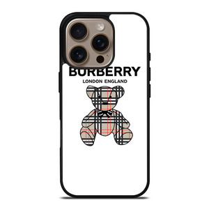 BURBERRY LONDON LOGO BEAR iPhone 16 Pro Case Cover BURBERRY LONDON LOGO BEAR iPhone 16 Pro Case Cover
