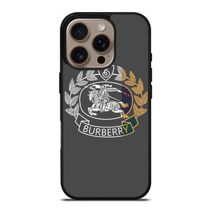BURBERRY LONDON LOGO KNIGHT ICON iPhone 16 Pro Case Cover BURBERRY LONDON LOGO KNIGHT ICON iPhone 16 Pro Case Cover
