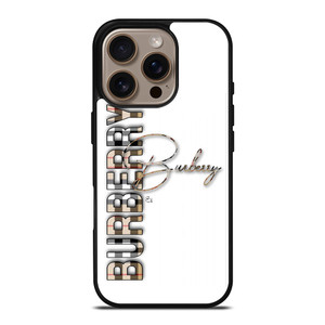 BURBERRY LONDON LOGO NEW iPhone 16 Pro Case Cover
